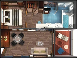 The Haven Courtyard Penthouse diagram