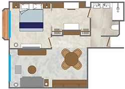 Deluxe Suite diagram