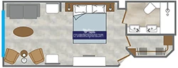 Ocean View Suite diagram