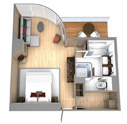 Panorama Veranda Suite diagram