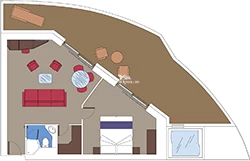 Balcony-Suite diagram