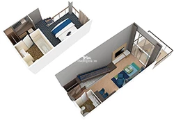 Crown Loft Suite diagram