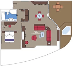 Yacht Club Owner Suite diagram