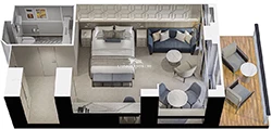 Penthouse Suite diagram