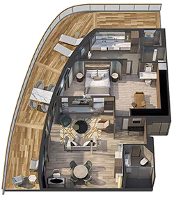 Vista Suite floor plan