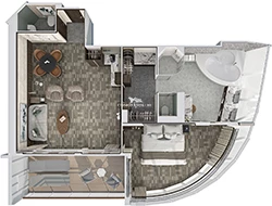 The Haven Owners Suite diagram