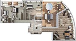 The Haven Garden Villa diagram