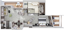 The Haven Owners Suite diagram