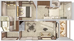 Courtyard Penthouse diagram