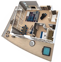 Royal Loft Suite diagram