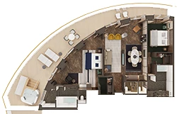 Haven Deluxe Owners Suite diagram