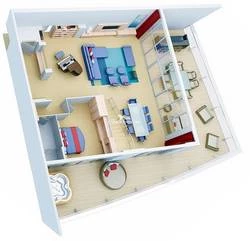 Royal Loft Suite diagram