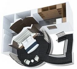 Royal Loft Suite diagram