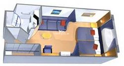 Radiance of the Seas Oceanview Layout