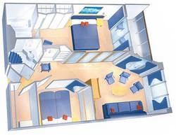 Grand Suite - 2 Bedroom diagram