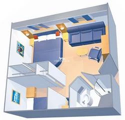 Ultra Spacious Oceanview diagram