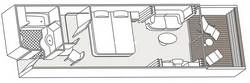 Deluxe Suite diagram