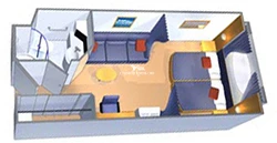 Splendour of the Seas Balcony Layout