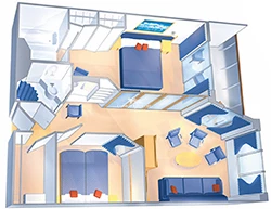 Grand Suite - 2 Bedroom diagram