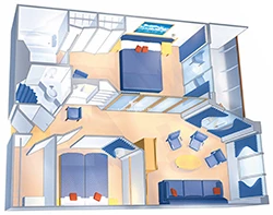 Grand Suite - 2 Bedroom diagram