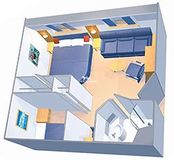 Ultra Spacious Oceanview diagram