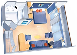 Grand Suite - 1 Bedroom diagram