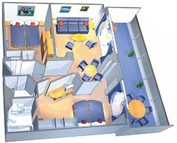 Grand Suite - 2 Bedroom diagram