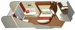 Celebrity Eclipse AquaClass Verandah Layout