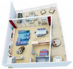 Royal Loft Suite diagram