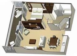 Celebrity Reflection Royal Suite Layout