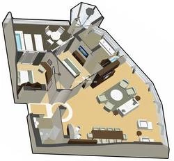 Celebrity Reflection Reflection Suite Layout