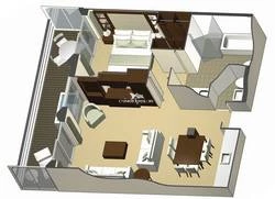 Celebrity Silhouette Royal Suite Layout