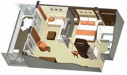 Celebrity Suite diagram