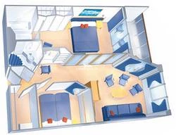 Grand Suite - 2 Bedroom diagram