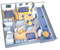 Grand Suite - 2 Bedroom diagram