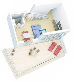 Sky Loft Suite diagram