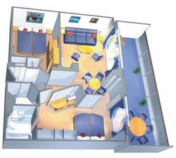 Grand Suite - 2 Bedroom diagram