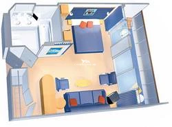 Grand Suite - 1 Bedroom diagram