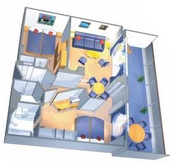 Grand Suite - 2 Bedroom diagram