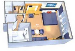 Grand Suite - 1 Bedroom diagram