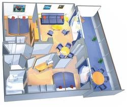 Grand Suite - 2 Bedroom diagram