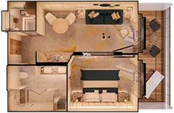 Sapphire Verandah Suite diagram