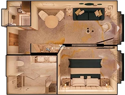 Sapphire Ocean Suite diagram