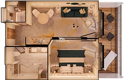 Sapphire Verandah Suite diagram