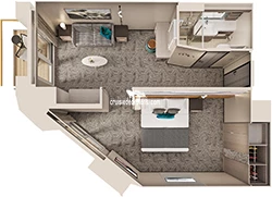 Family Suite with Master diagram