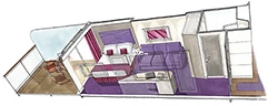 Balcony-Suite diagram