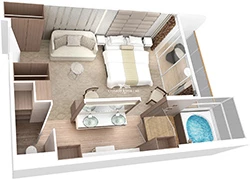 Club Spa Suite diagram