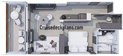 Premier Penthouse Suite diagram