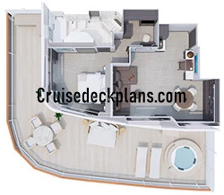 Serenity Residence Suite diagram