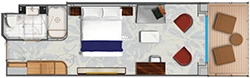 Vista Veranda Suite diagram